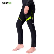 WOSAWE новые мужские уличные спортивные длинные брюки зимние теплые велосипедные штаны дышащие велосипедные штаны