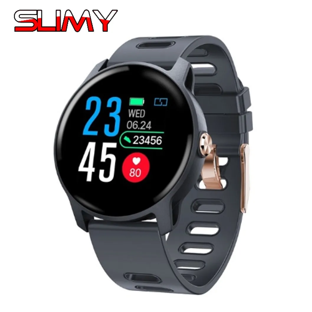 

Slimy S08 IP68 Waterproof Men Women Smart Watch Heart Rate Monitor Fitness Track Smartwatch For Apple IPhone Xiaomi Huawei Phone