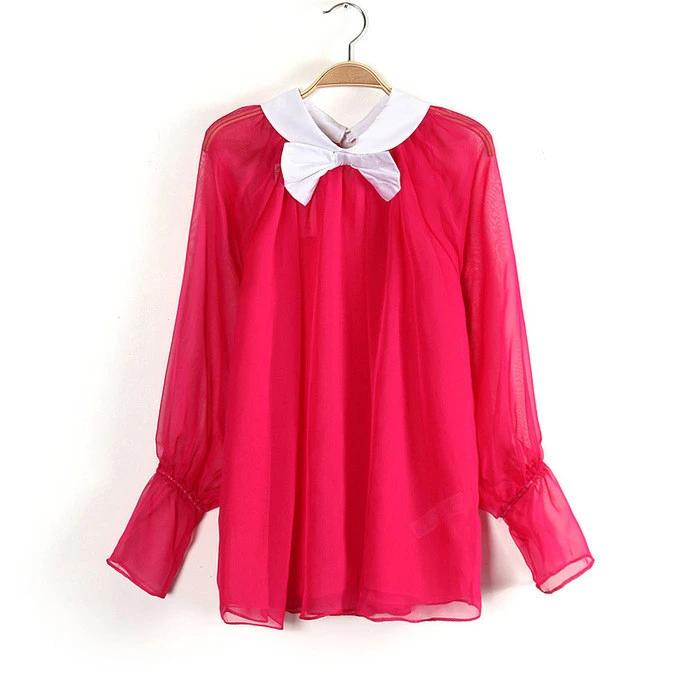 cute red blouses