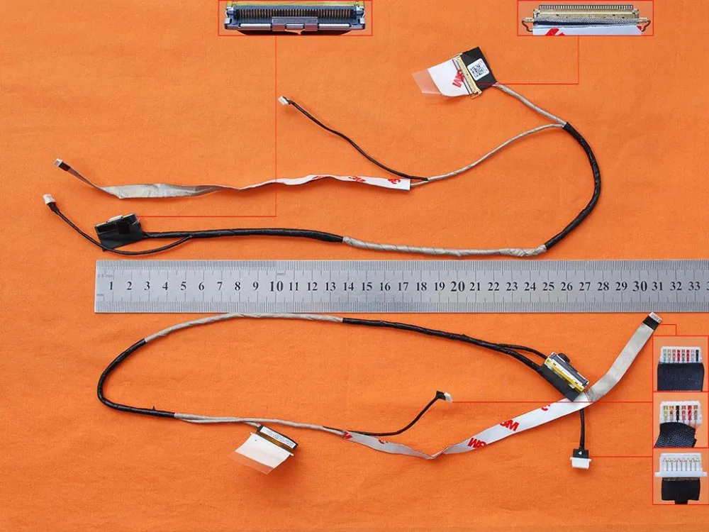 Новый кабель для ноутбука Dell E6440 VAL90 40Pin оригинальный PN: DC02001O200 0W5JMV LVDS разъем экрана