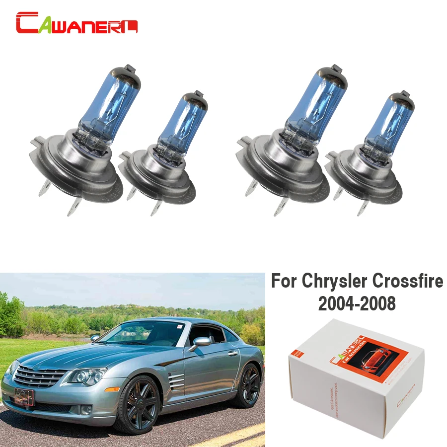Cawanerl For Chrysler Crossfire 2004 2008 100W Halogen Light Bulb 4300K