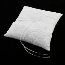 Porte-anneau en dentelle de perles romantique | Coussin pour bague, support pour affichage d'anneau, fournitures d'artisanat, bricolage-20x20 cm