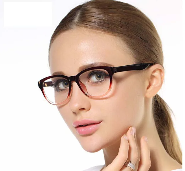 Tr90 Women Sexy Cat Eye Glasses Frame Optical Myopia Eyewear Eyeglasses