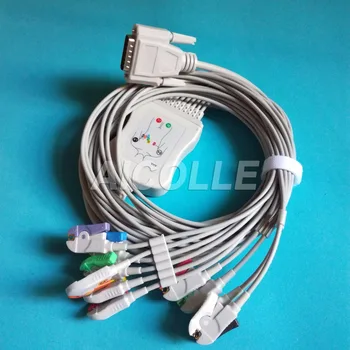 

COMEN 15pin connector EKG cable 10 lead ecg cable clip lead on terminal