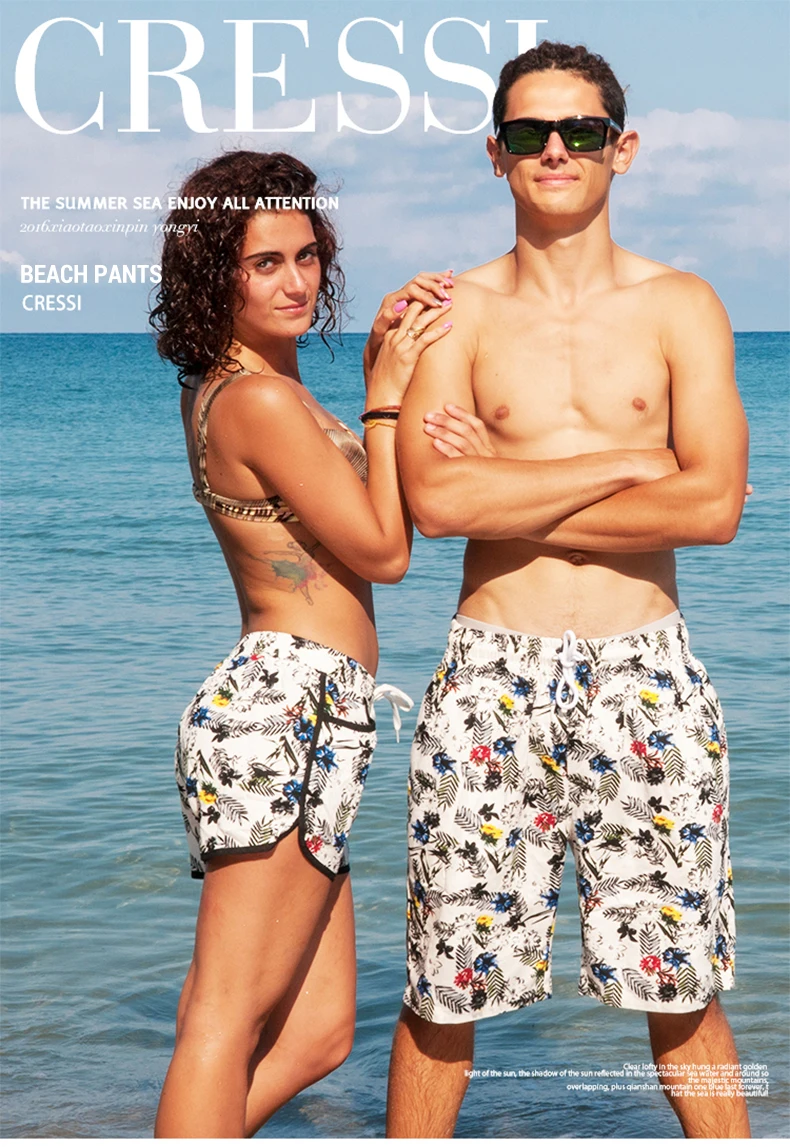 Cressi пляжные брюки хлопковые летние пляжные шорты модные спортивные шорты брюки хлопковые шорты для мужчин и женщин