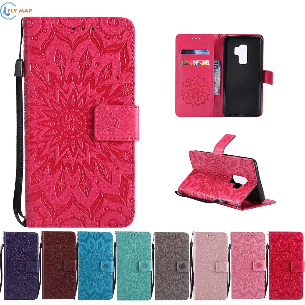 

Case Cover For Samsung Galaxy S9 Plus S 9Plus SM-G965F/DS Wallet Flip Phone Leather Coque For G965F/DS S9Plus SM-G965 G965 9 SM