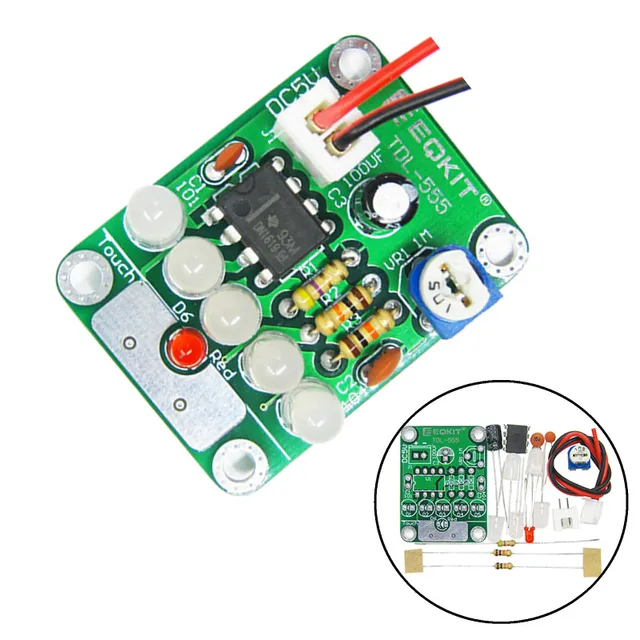5PCS DIY Kit DC 5V Touch LED Light Kit Touch Delay Lamp Electronic