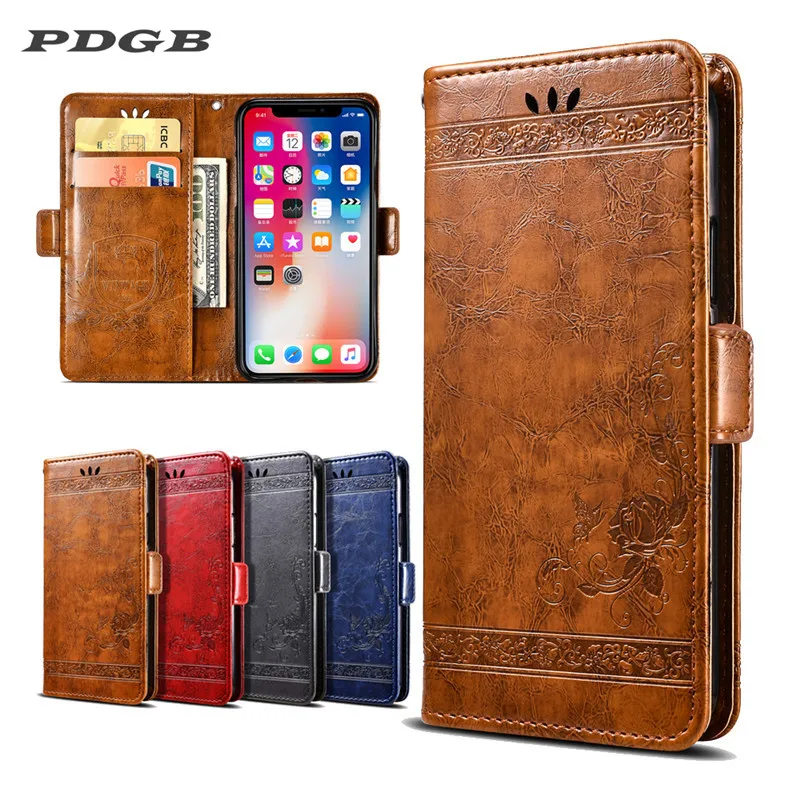 

Vintage Wallet Leather Case for Samsung Galaxy S10 Plus M10 A10 A30 A40 A50 A70 A750 2018 A7 Book Flip Phone Case Cover Flowers