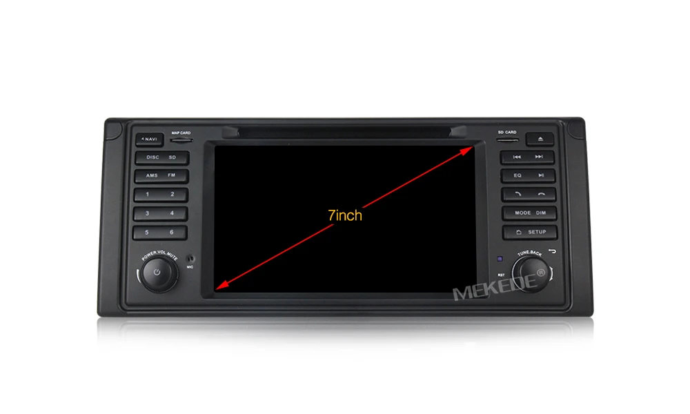Excellent MEKEDE Car Multimedia player GPS Android 8.0 Car Radio 1 Din For BMW/E53/X5/E39 Canbus Rear View Camera Microphone USB DVR Wifi 4