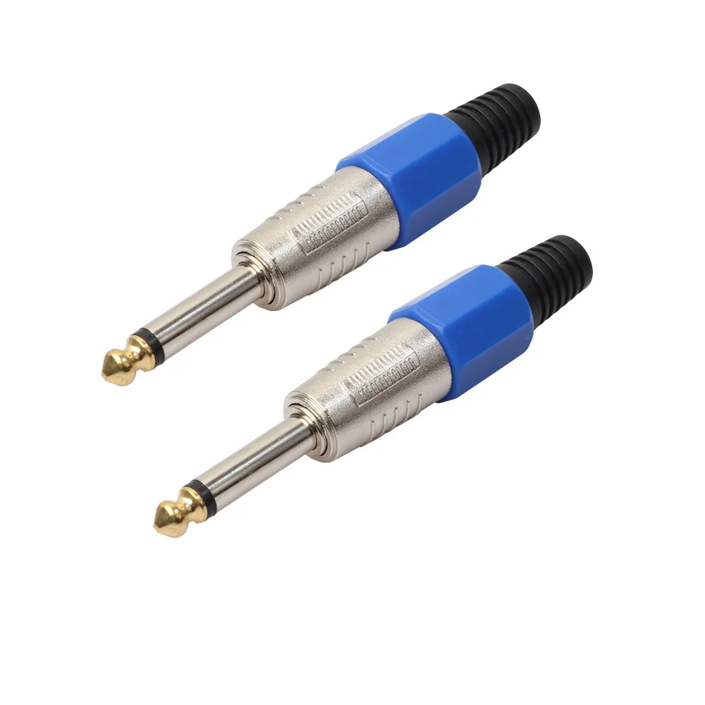 iMice Microphone Cable Plug Mono Phono 1/4 6.35mm Plug Connector