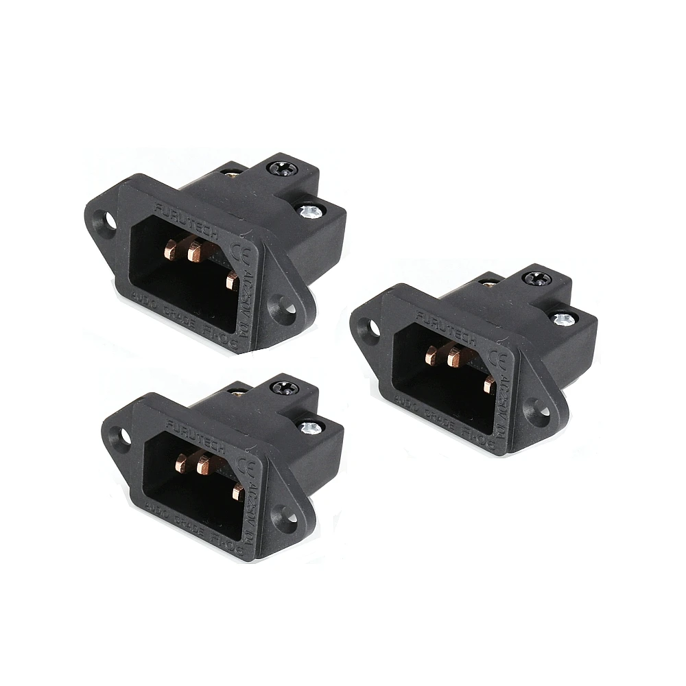 

FURUTECH FI-06(G) Pure Copper IEC Inlet AC socket Filter HiFi with power plan socket Original packing box MATIHUR 3pcs