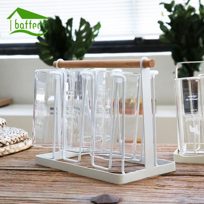 Подставка держатель для чашек и кружек из нержавеющей стали|kitchen storage|hanging rackstorage