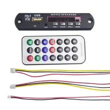 Мини 12 В MP3 декодер доска Bluetooth вызова модуль декодирования MP3 Аудио карты SD/USB/AUX для автомобиля дистанционного Музыка Динамик