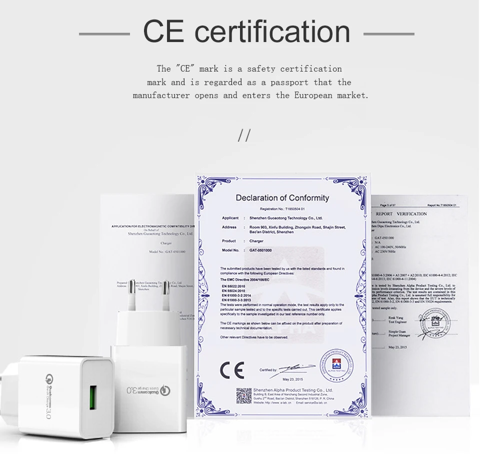 5V1A  EU Charger CE Certification USB Charging Travel In France Germany Belgium Mobile Phone For Samsung Galaxy A3A5A7 (2)