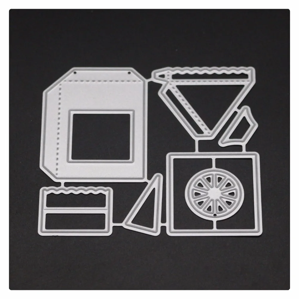 VCD90 винтажные автомобильные скрапбукинги металлические режущие штампы для трафареты для скрапбукинга DIY открытки в альбом украшения тиснение Складная матрица вырезы