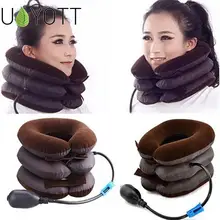 Надувной воздушный шейный массаж шеи мягкий бандаж устройство головная боль голова спина плечо Шея Боль Здоровье Уход