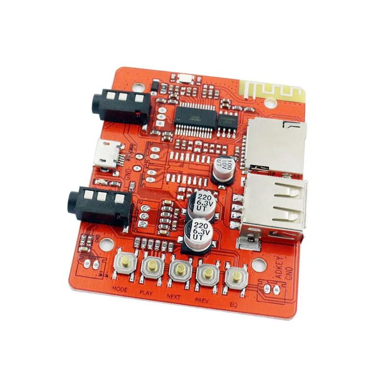 Bluetooth Audio Receiver Board TF/ USB Car Audio AUX Lossless Stereo Module Power Amplifier Headset USB Adapter I Key Buy