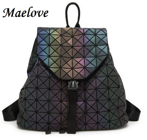 

Maelove Luminous backpack 2019 Hot women backpack hologram /Noctilucent backpack Student's School Bag Free Shipping