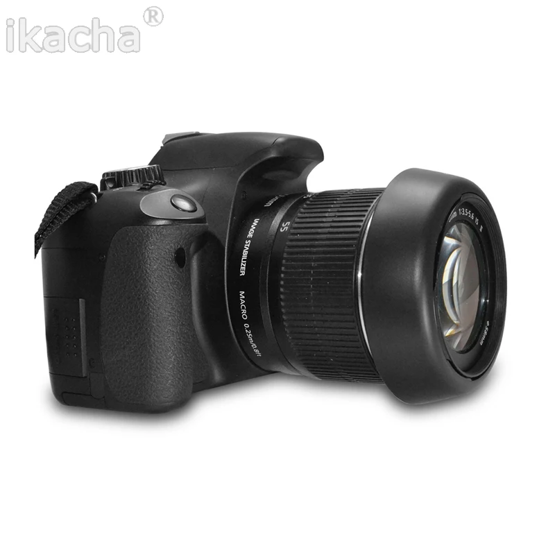 DSLR камера бленда байонетная EW-60C EW60C для Canon EF-S 18-55 мм f/3,5-5,6 IS II 58 мм объектив