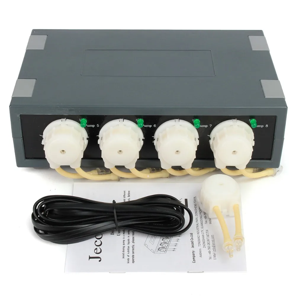 

JEBAO DP-3S DP4-S Channels Extension Doser WITHOUT Control Panel Only Use and Connecting Complete set DP3 DP4 DP5 Dosing Pump