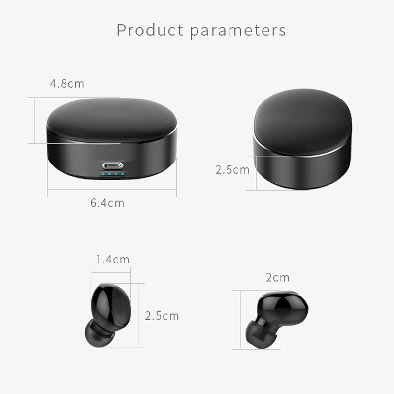 Bluetooth 5,0 беспроводные наушники TWS стерео гарнитура Мини наушники авто быстрая пара шумоподавление Handfree для iPhone Xiaomi