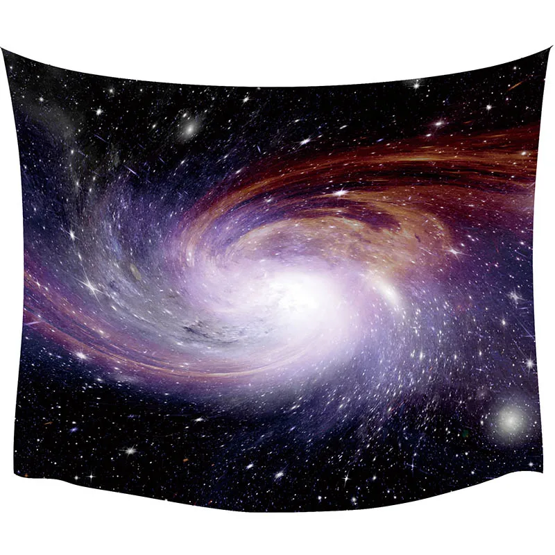 Monily Magical Starry Series Tapestry Polyester Dreamlike Sky Stars Swirl Printed Living Room Decor Wall Hanging Beach Towel | Дом и сад