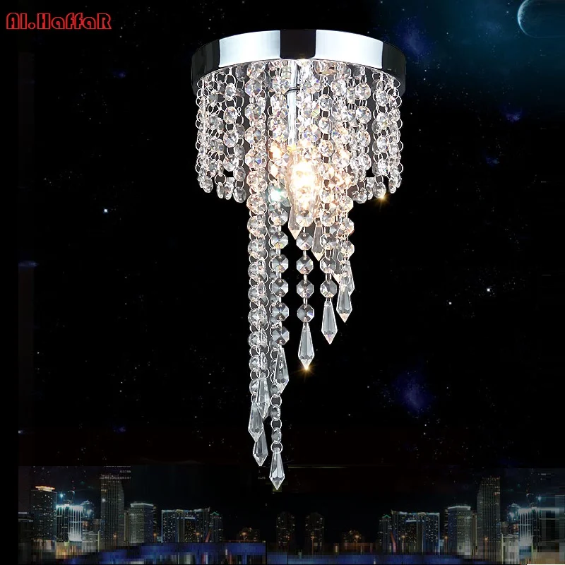 Modern LED Ceiling light Crystal Aisle lights crystal ceiling lamp LED balcony hallway lights porch lights corridor plafonnier