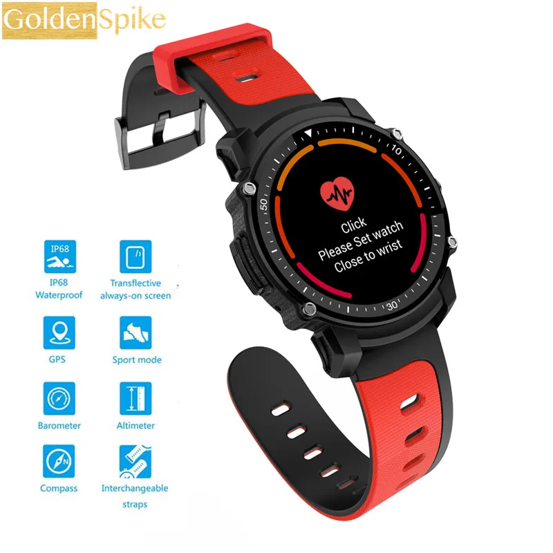 

FS08 Smartwatch MTK2503 GPS IP68 Resistant Bluetooth 4.0 Heart Rate Multi-mode Sports Monitoring