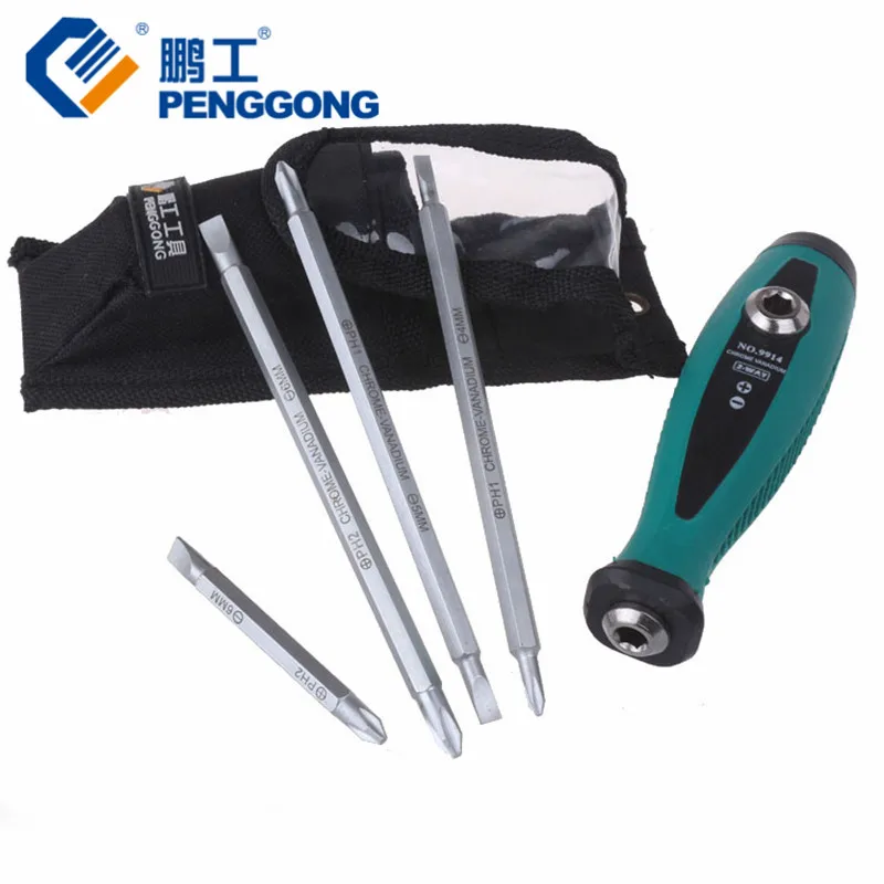 Магнитный Набор крестообразных отверток pengong 5 в 1|slotted screw driver|magnetic screwdrivermagnetic