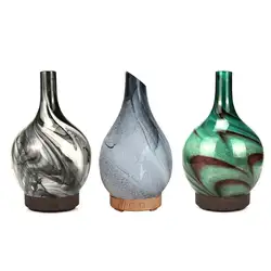 Тушью ваза 7 цветов Светодиодный увлажнитель воздуха ароматизированный очиститель воздуха с подсветкой Электрический ароматерапия