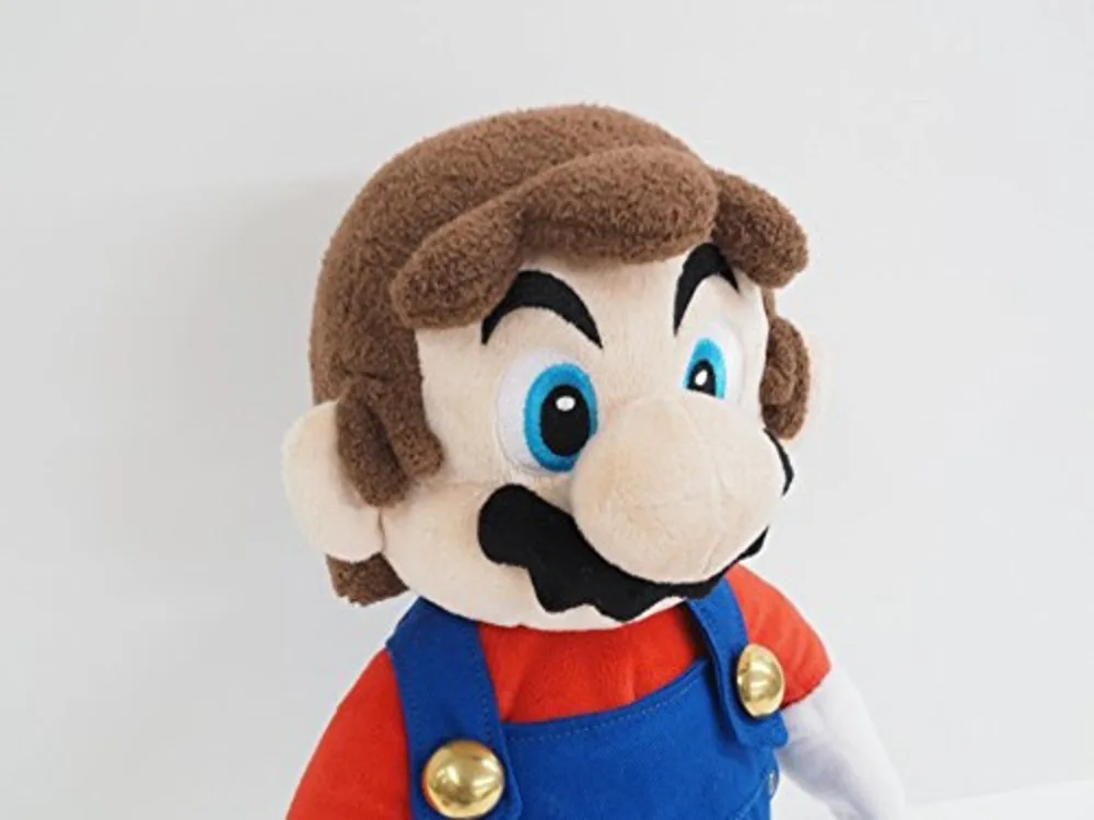 mario plush removable hat