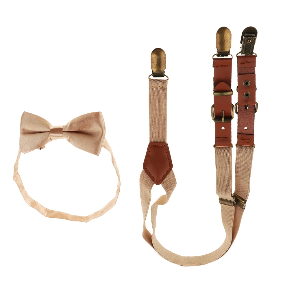 1Pc Polyester Baby Kids Children Boys Adjustable Elastic Suspenders for Weddings Costumes Special Events Fashion Acc