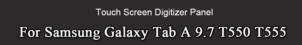 OPesea 9,6 ''для samsung Galaxy Tab A 9,7 T550 T555 SM-T550 SM-T555 сенсорный экран дигитайзер передняя панель сенсор Стекло Замена