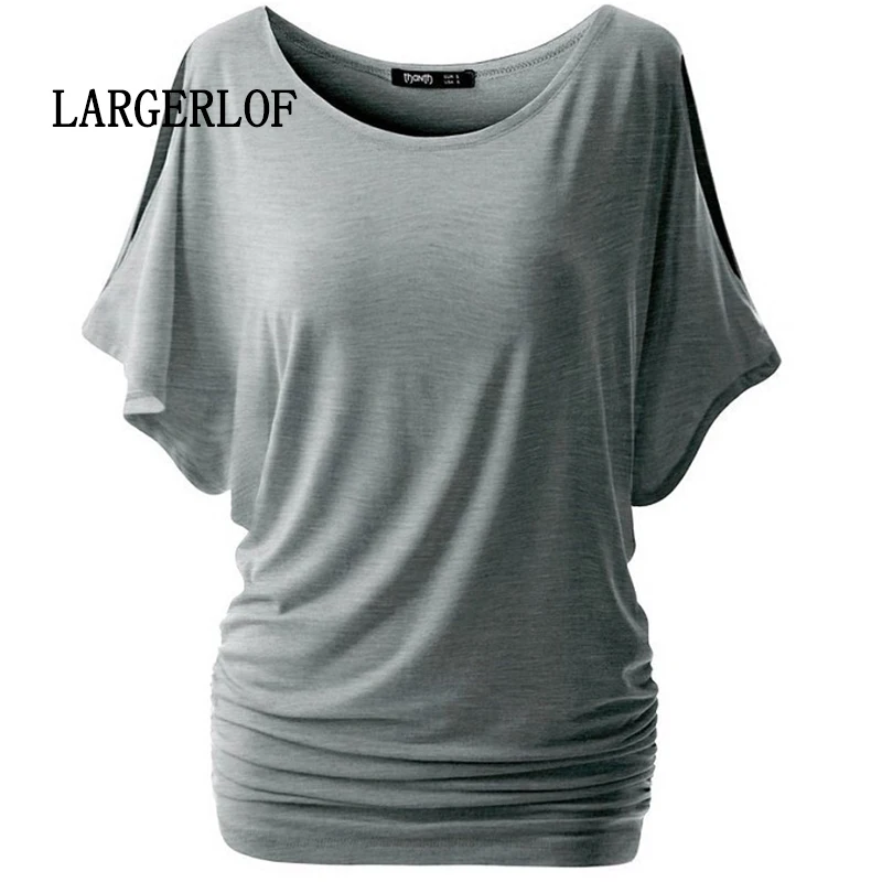 

LARGERLOF T shirt Women 2019 8 Color T-Shirt Women's Solid Color Summer Womens T Shirts Casual Ladies TT47704