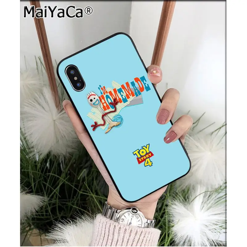 MaiYaCa мультфильм oy Story 4 Forky рукоделие принт рисунок чехол для телефона Apple iphone 11 pro 8 7 66S Plus X XS MAX 5s SE XR