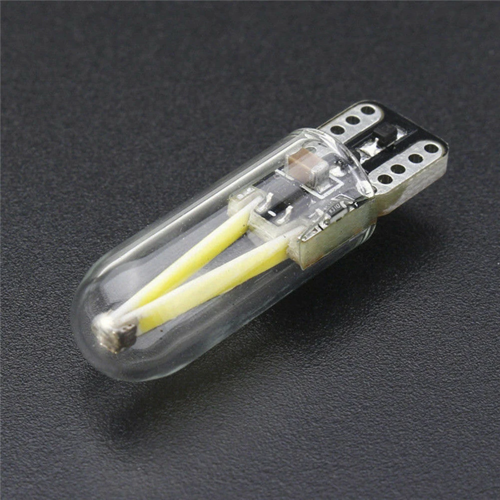 10x T10 194 168 W5W COB светодиоды с Canbus Авто-Стайлинг белые лампы для Габаритные огни яркая кварцевая Стекло лицензии светильник белые лампы