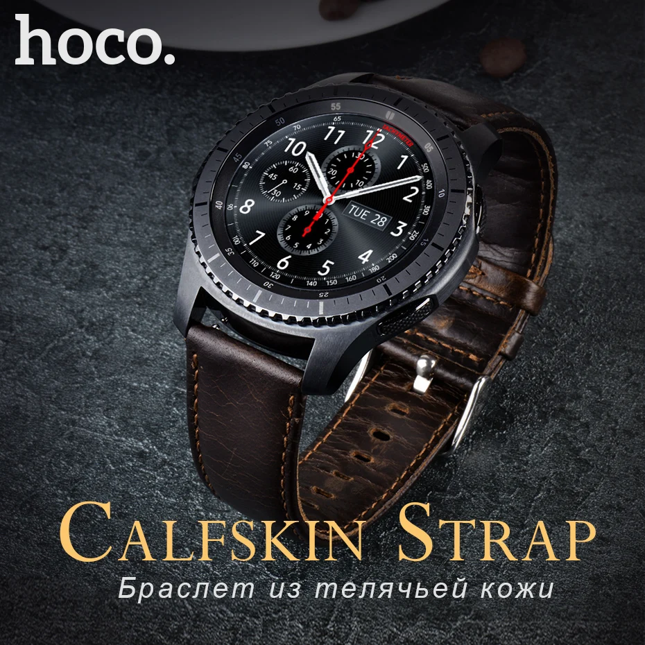 Ремешок из натуральной кожи для Samsung Gear S3 Classic Frontier Galaxy Watch 46 мм|Ремешки часов| |