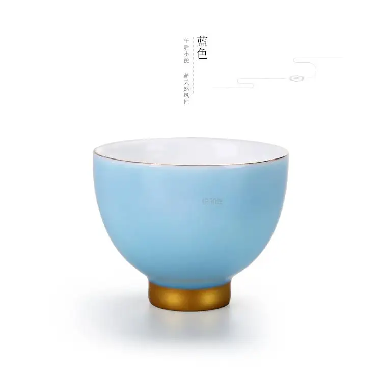 Радуга ниже любовь кунг-фу чайная чашка золото керамика мастера чашка чай мешок почта чашки специальное предложение