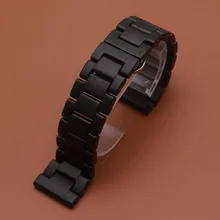 Pure Ceramic matte ceramic unpolished 20mm 22mm Ceramic Watchband for Samsung Gear S3 High quality wrist
