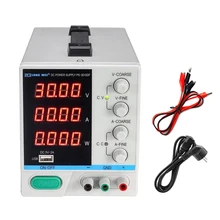 Régulateur de tension cc à affichage numérique, 30V, 10a, réglable, alimentation de laboratoire