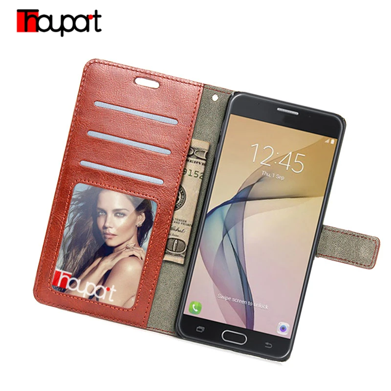 Thouport для samsung Galaxy J5 Prime Чехол On5 2016 Флип Ретро кошелек из искусственной кожи чехол