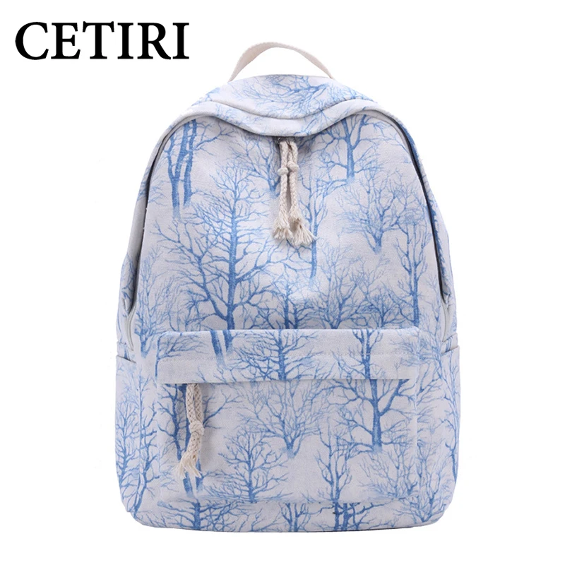 

CETIRI Canvas Backpack Women Backpack Bagpack Backpacks Back Pack School Bags For Girls Mochila Escolar Sac A Dos Schoolbag tas