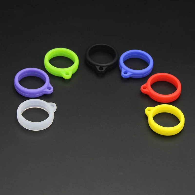 

New Silicone Lanyard vape ring DIY for pod box mechanical mod 18650 20mm-35mm rda rba vaporizer atomizer 100pcs