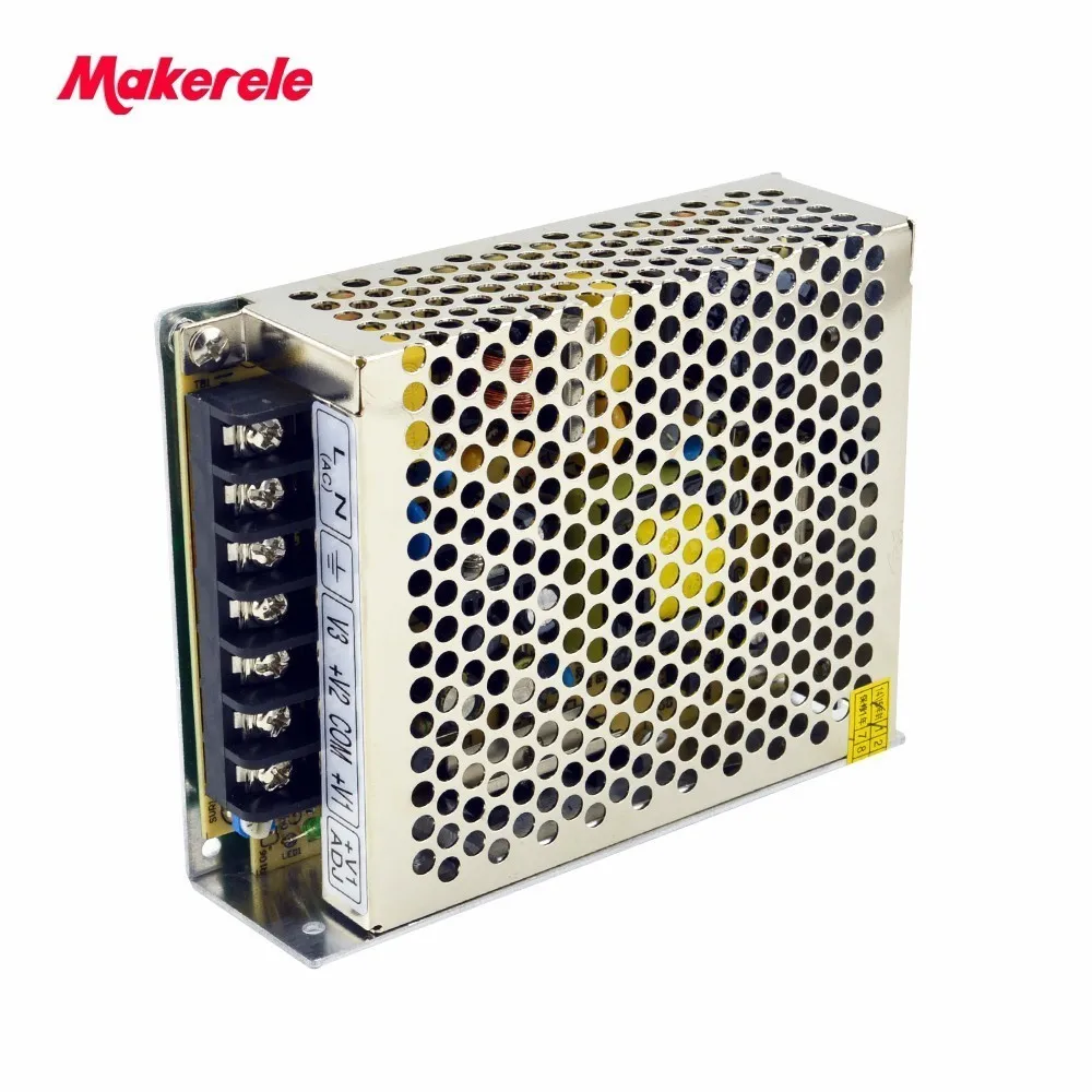 

5V 15V -15V dc 50w triple output switching model power supply SMPS CE approved NET-50C enclosed makerele brand