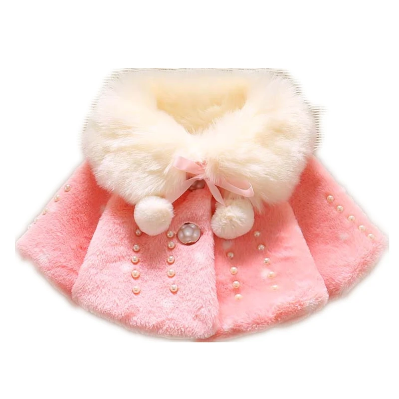 Зимние Детские пальто милая модная детская одежда теплая одежда для девочек Обувь для девочек детей Костюмы Мех животных мягкий шарик
