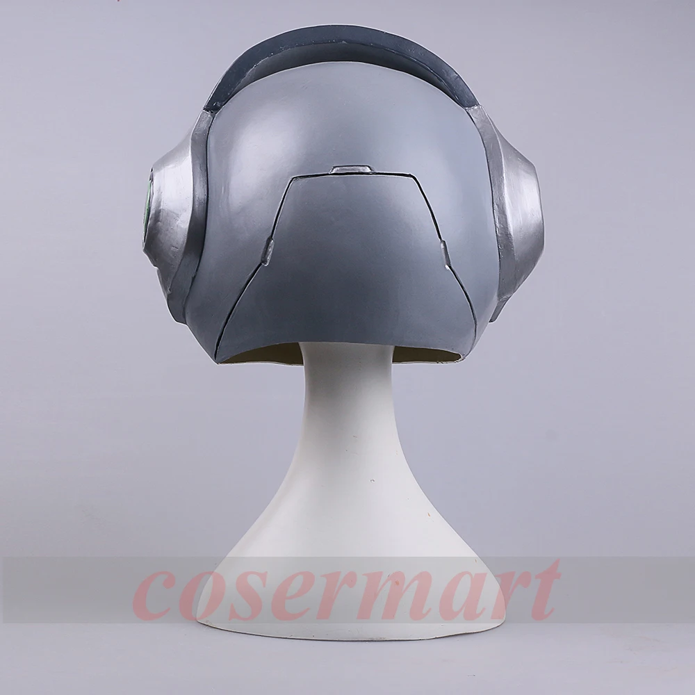 Hot Game OW Mask Cosplay Lucio Masks Latex Skin Full Head mask Helmet Gold Silver Adult Halloween Party Prop (14)