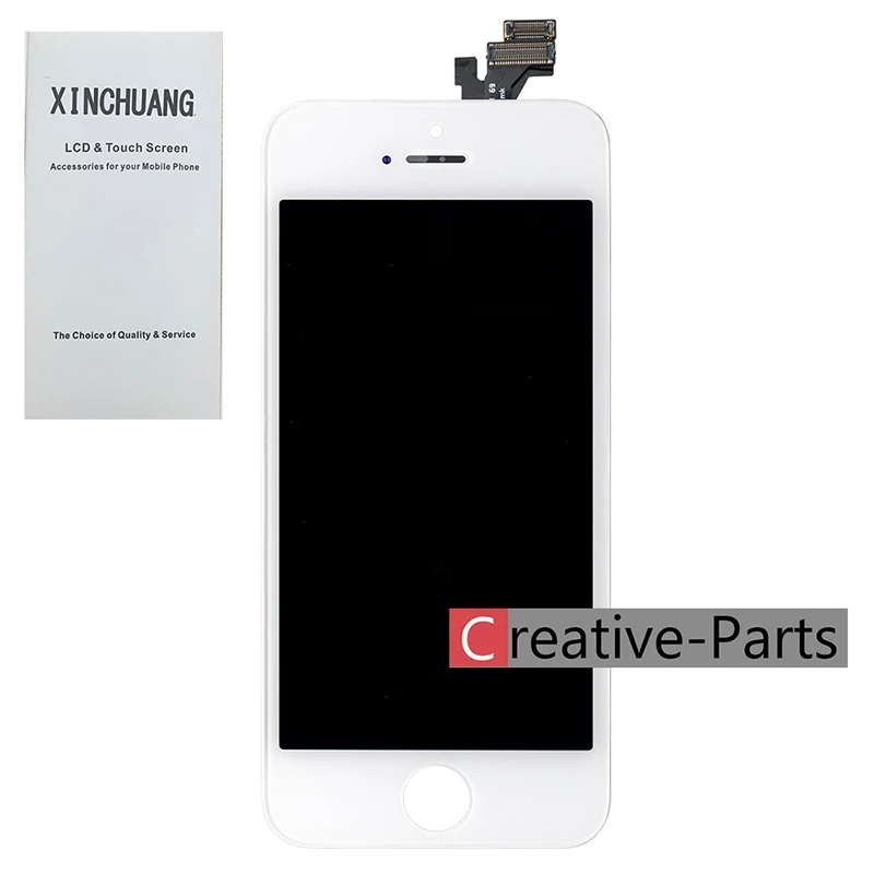 Класс AAA LCD полный экран для iPhone 5 Pantalla белый цвет с сенсорным стеклом дигитайзер