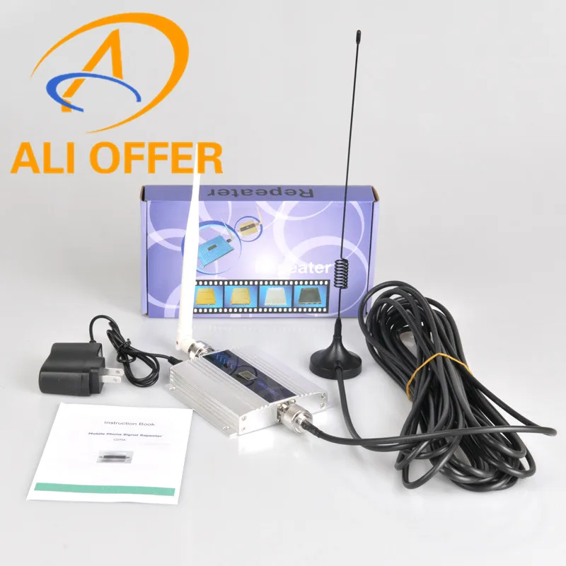 

CDMA 800MHz Mobile Cell Phone Signal Booster,Mini GSM 850MHz Cellular Signal Repeater Amplifier+10m Car Magnetic+Whip Antenna