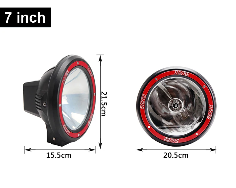 4/7/9 дюймов внедорожных 6000 К 55 Вт spotlight hid ксеноновая лампа супер яркий внедорожная фара для транспортного средства вспомогательная лампа крыши