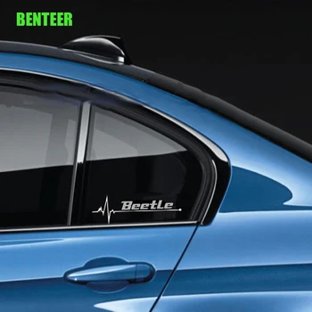 

2pcs KK car windows sticker for Volkswagen Beetle
